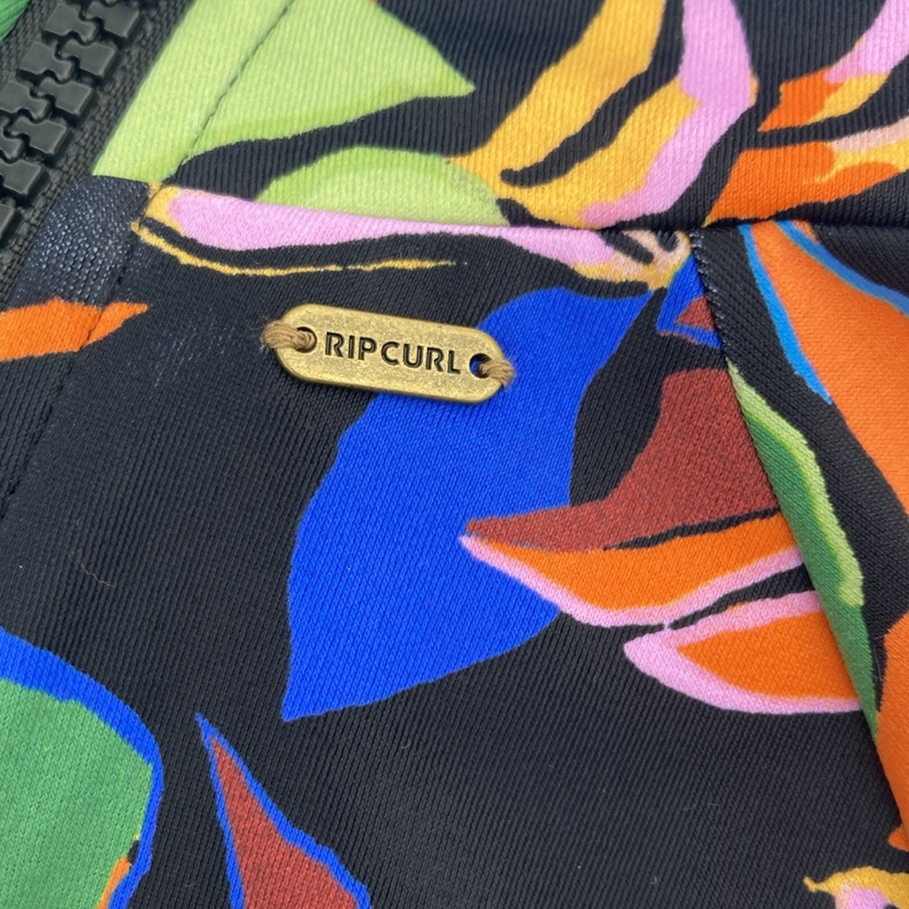 Rip curl Sunset Luau UV SUP surf swim suit Brazilian (Farm Rio) Bananas - Picture 6 of 11